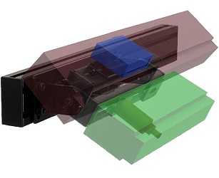 ライン照明、LED照明の固定。ライン照明取付治具。ライン照明取付治具。CCS、コアテック、レイマック、キーエンス、アイテック、オプテックスFA、レボックスの照明を直接固定できます。