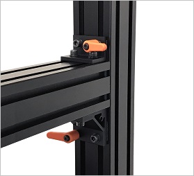 カメラ高さ(WD)を工具を使わずワンタッチ手動操作が可能です
